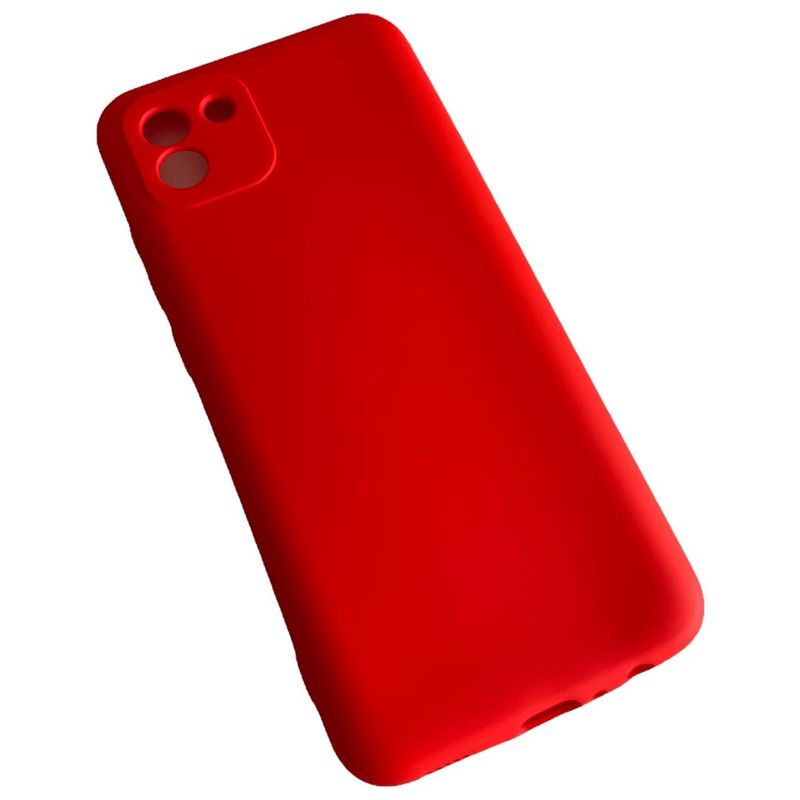 GENERICO - Carcasa Para Samsung A03 Normal Silicona Rojo