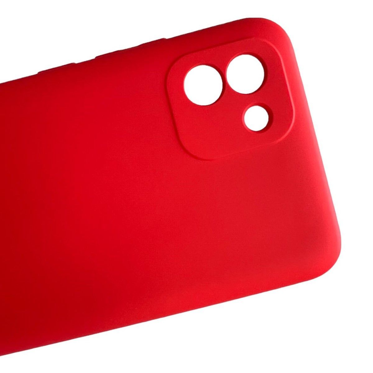GENERICO - Carcasa Para Samsung A03 Normal Silicona Rojo