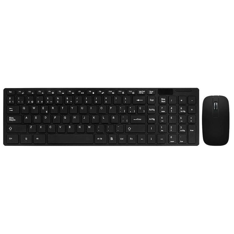ARGOMTECH - Kit Teclado y Mouse Inalámbrico