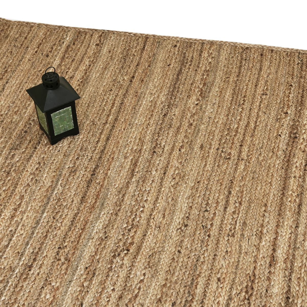 DECOGHAR - Alfombra de Yute Trenzado Natural 120x180 cm