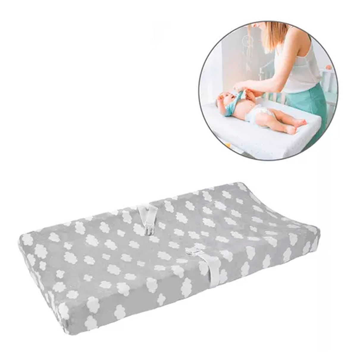 OFERTABKN - Cambiador Mudador Anatómico Impermeable Para Bebe Portátil