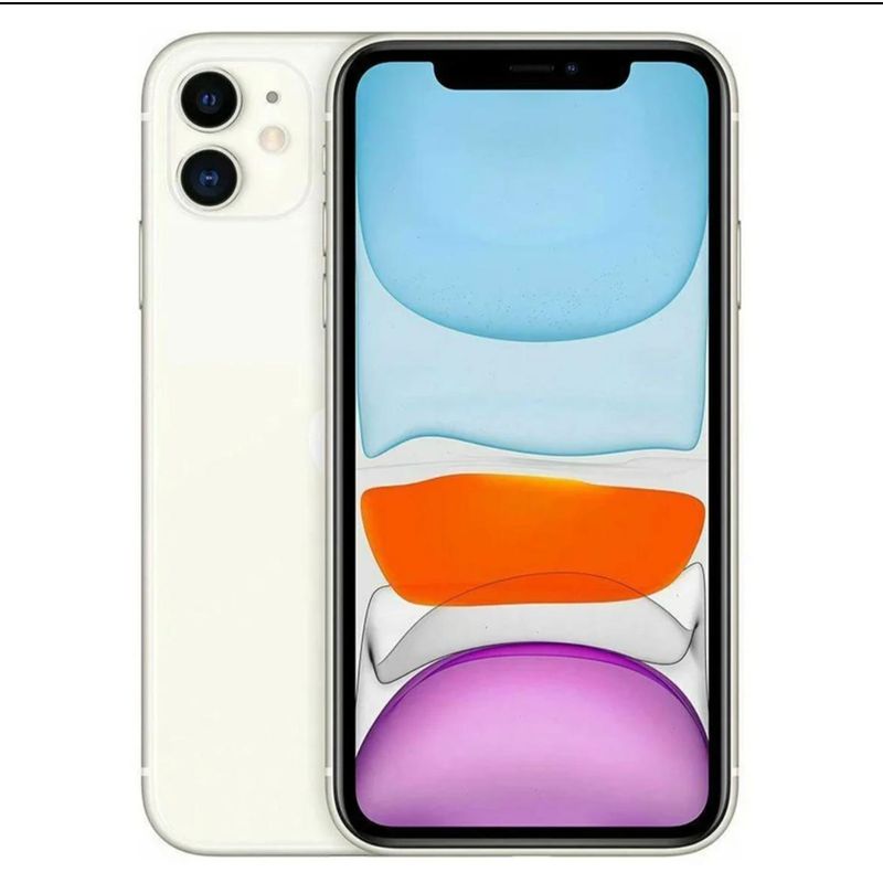 APPLE - iphone 11 Plata 64GB - Reacondicionado