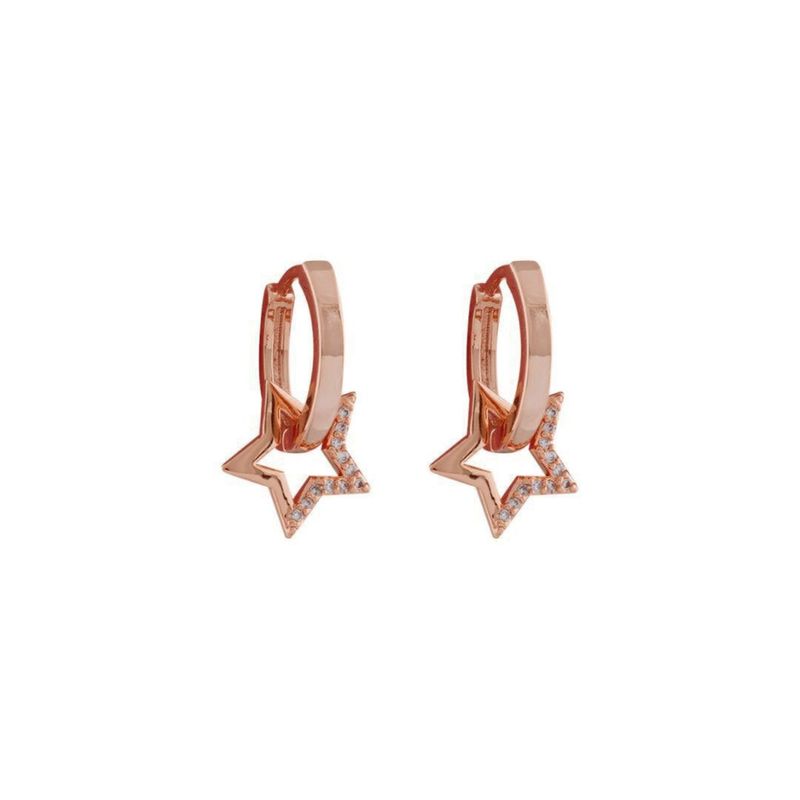 BOAZ JOYAS - ARGOLLAS REILA BAÑADAS EN ORO ROSADO