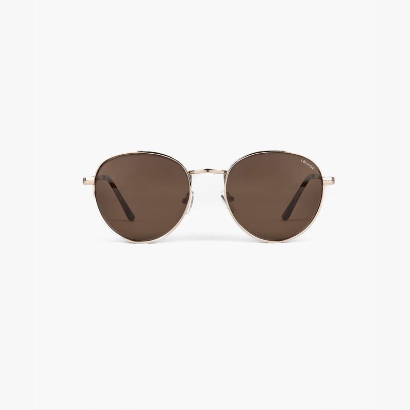 LOUNGE - Lentes De Sol Mujer Redondo Dorado