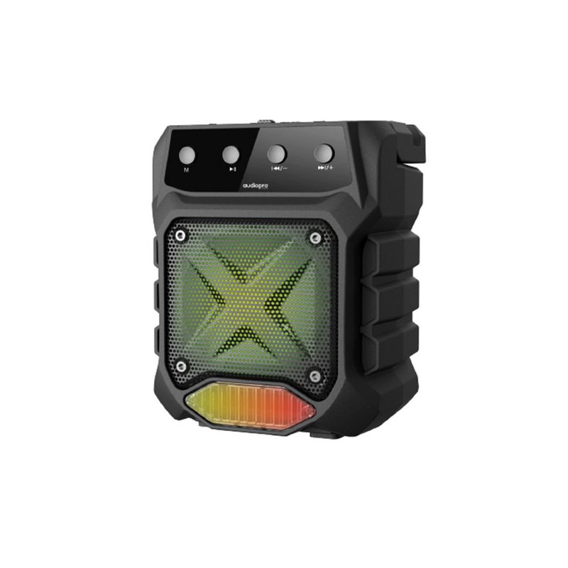 AUDIO PRO - Parlante Bluetooth Con Micrófono E Iluminación Rgb Negro - SC
