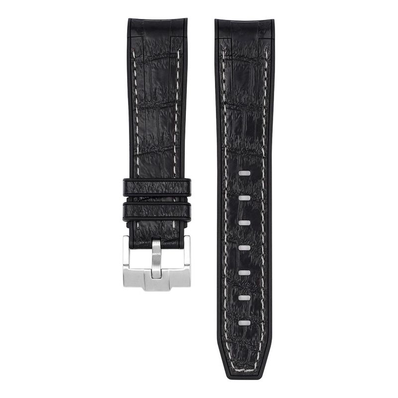 GENERICO - Correa Reloj Caucho Curvo Compatible Moonswatch