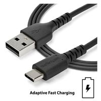 Cable Usb A Tipo C 1 Metro Color Negro Carga Rapidaº