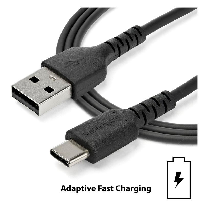 AVID - Cable Usb A Tipo C 1 Metro Color Negro Carga Rapidaº