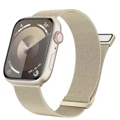 GENERICO - Correa Acero Inoxidable Magnetica para Apple Watch 42mm44mm45mm49mm