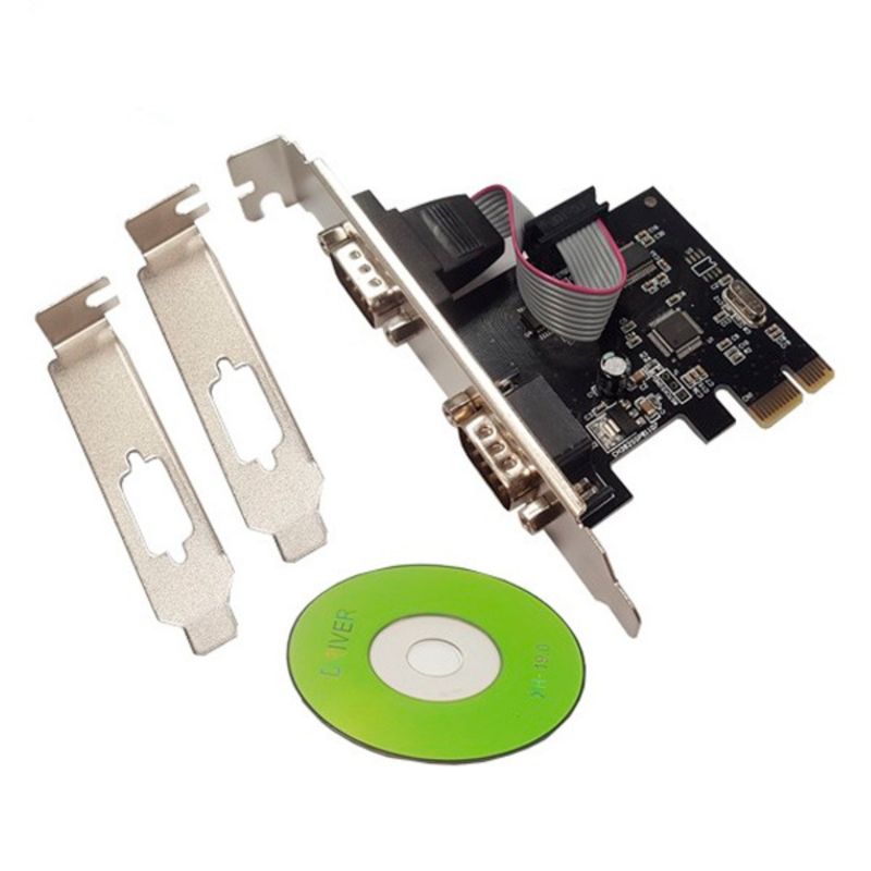 UTEK - Tarjeta PCI express (PCI-E) 2 puertos Seriales UT-PCIESR
