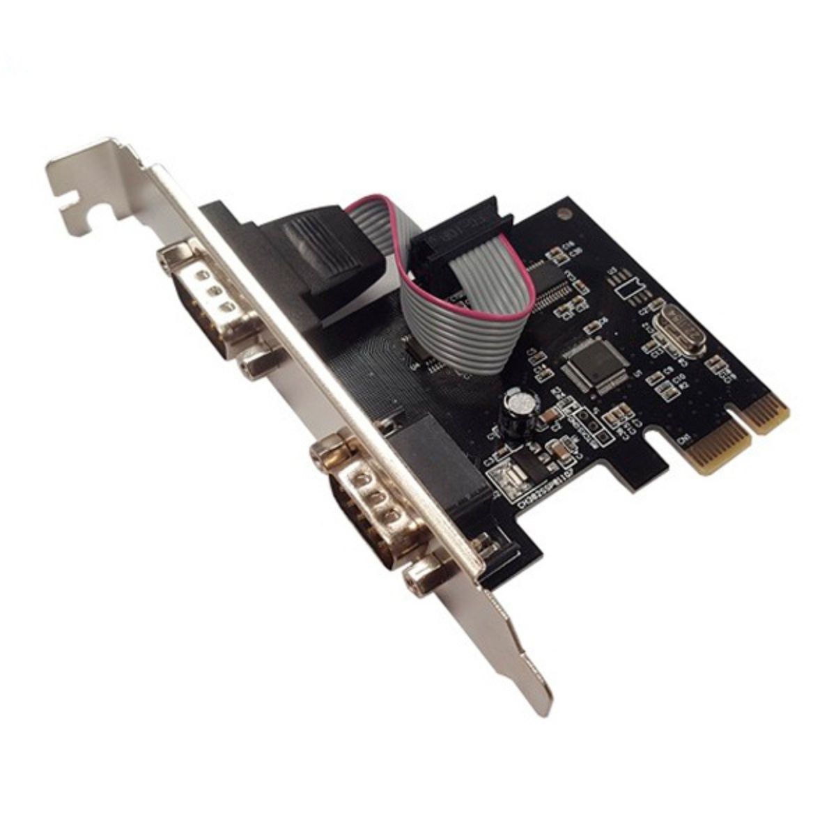 UTEK - Tarjeta PCI express (PCI-E) 2 puertos Seriales UT-PCIESR