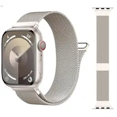 GENERICO - Correa Acero Inoxidable Magnetica para Apple Watch 42mm44mm45mm49mm