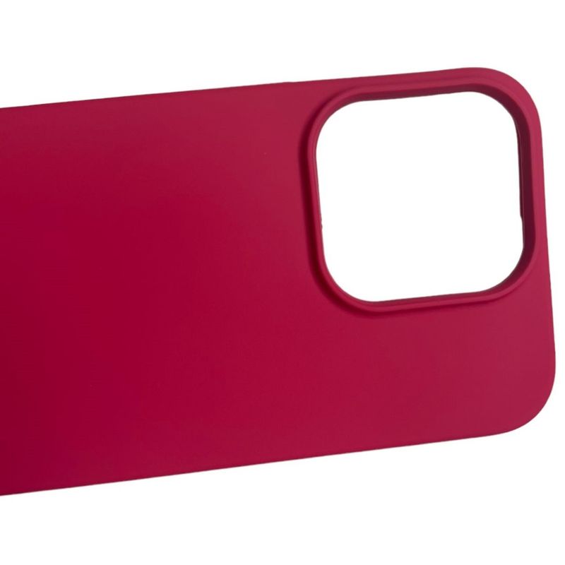 GENERICO - Carcasa Funda Para iPhone 14 Pro Max Silicona Burdeo