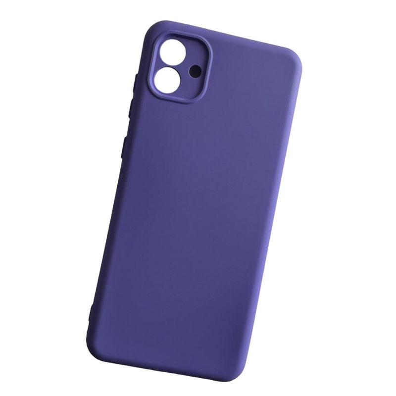 GENERICO - Carcasa Para Samsung A04 Normal Silicona Morado