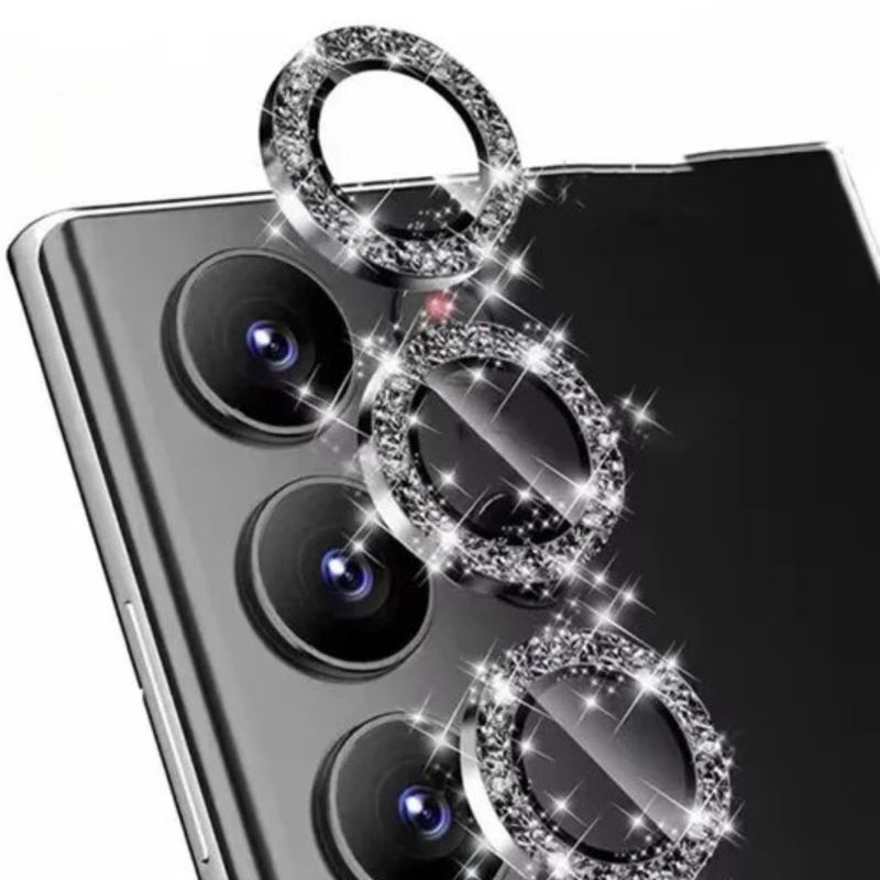 GENERICO - Protector De Lentes Para Cámara Samsung A14 A34 5g Silver Brillante