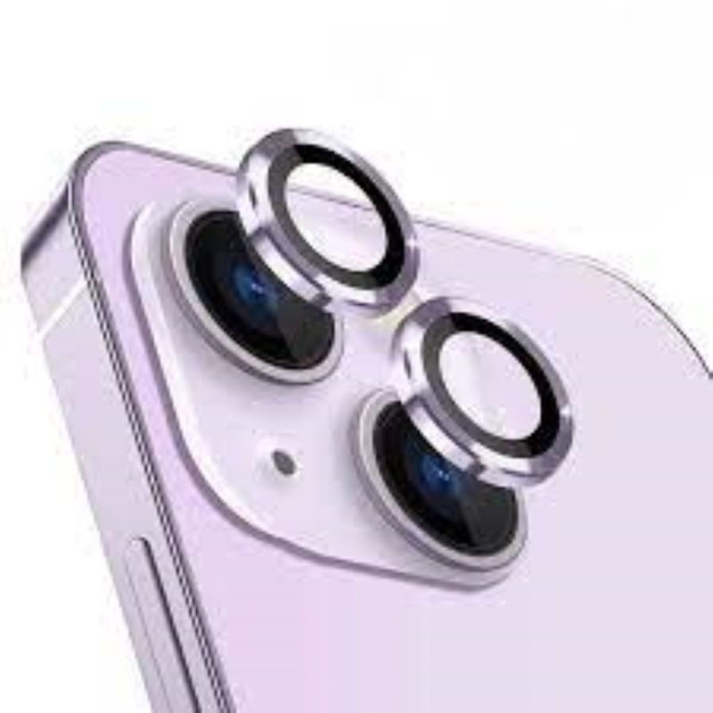 GENERICO - Protector De Lentes Para Cámara iPhone 15 Normal/ 15 Plus Violeta