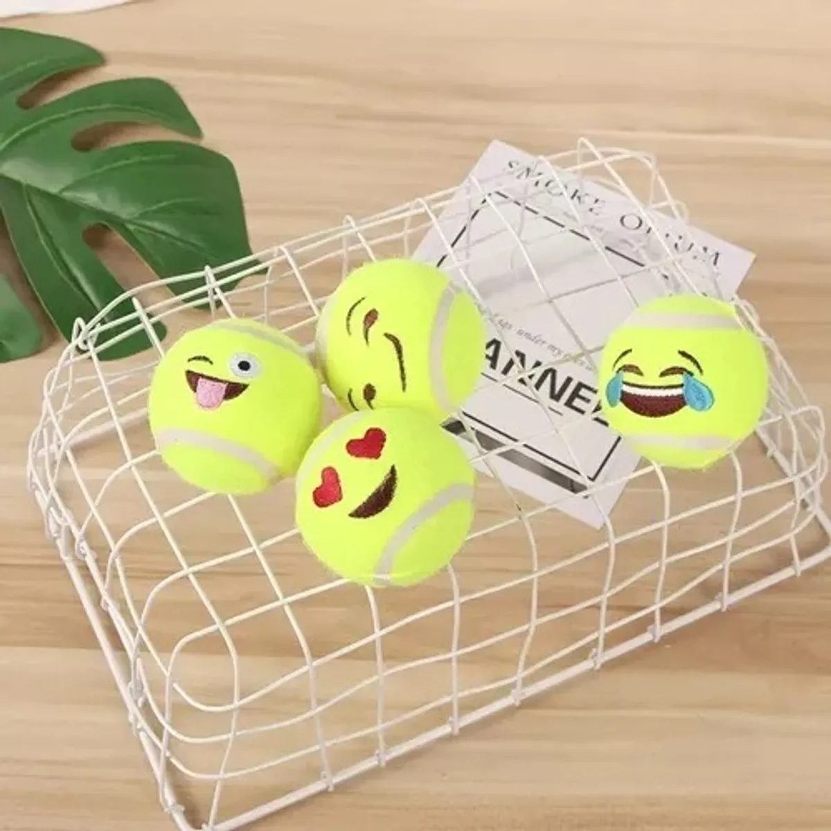 GENERICO - Pelota De Tenis Para Perros Juguete Mascotas - Diseño Emojis