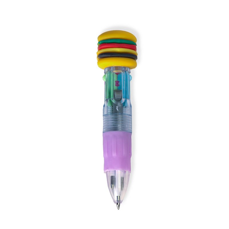 CHINITOWN - Lápiz Diseño Hamburguesa Cuatro Colores 10cm Chinitown