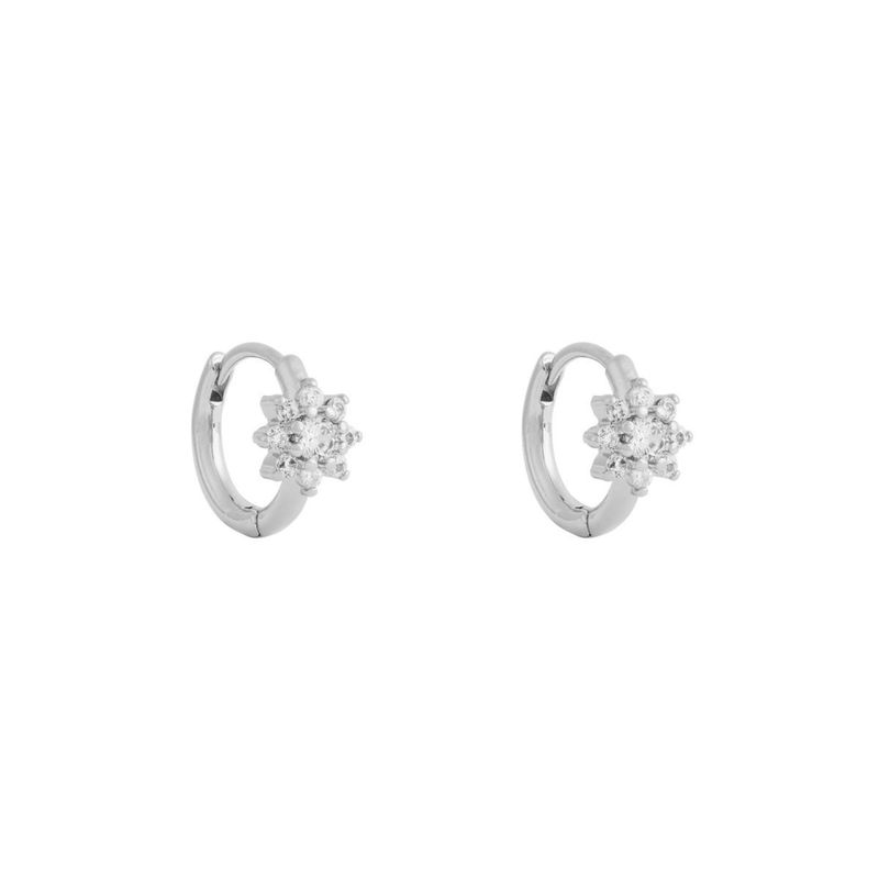 BOAZ JOYAS - ARGOLLAS THAI BAÑADAS EN ORO BLANCO