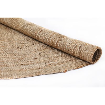 Imagen 2 del producto Alfombra de Yute Redonda Natural Mediana 120x120 cm