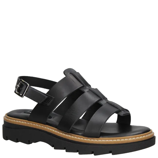 POLLINI - Sandalia Casual Mujer Negro Pollini