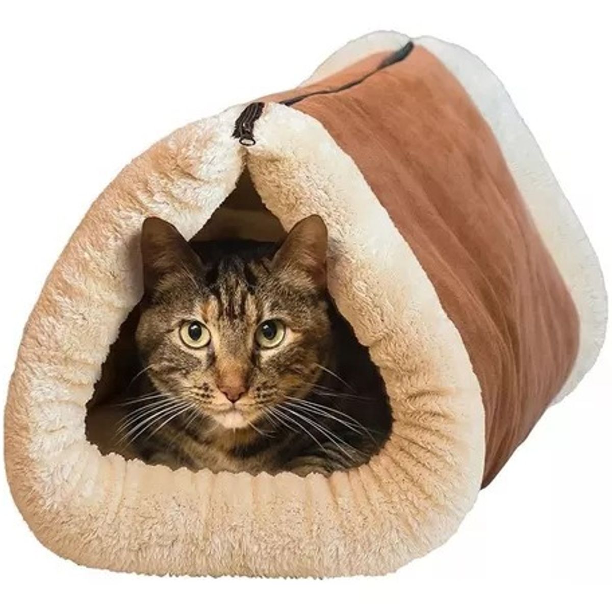 GENERICO - Cama Iglú 2 En 1 Polar Para Perros Y Gatos Mascotas Térmica