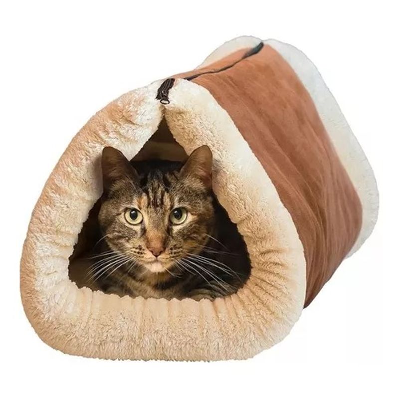 GENERICO - Cama Iglú 2 En 1 Polar Para Perros Y Gatos Mascotas Térmica