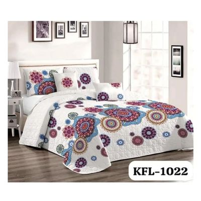 Imagen 2 del producto Cubrecama Quilt Verano 2 Plazas - Blanco Mandalas KFL1022
