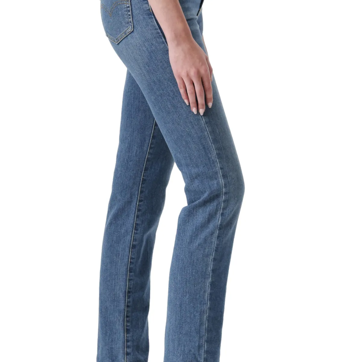LEVIS - Jeans Mujer 724 High Rise Straight Azul Levis