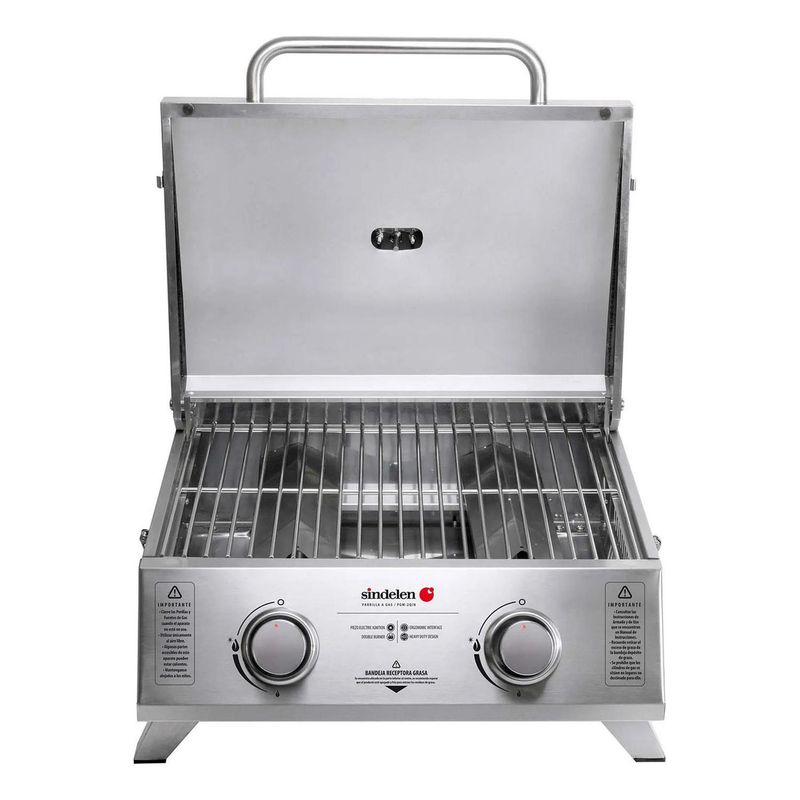 SINDELEN - Parrilla A Gas Sindelen 2 Quemadores PGM-2QIN Inox