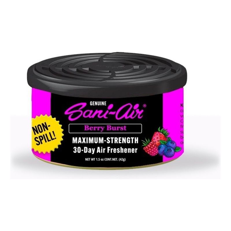 SANI AIR - Pack Sani Air Spill Proof 5 Latas Aromaticas Para Auto