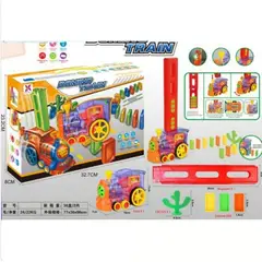 GENERICO - Juego De Tren De Dominó Para Niños Multicolor