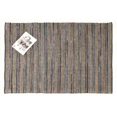 GENERICO - Alfombra Yute Sarkanda Denim 180x280 cm