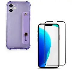 JOIGO - Carcasa Para iPhone 12 Pro Max Fluor + Lamina Lila