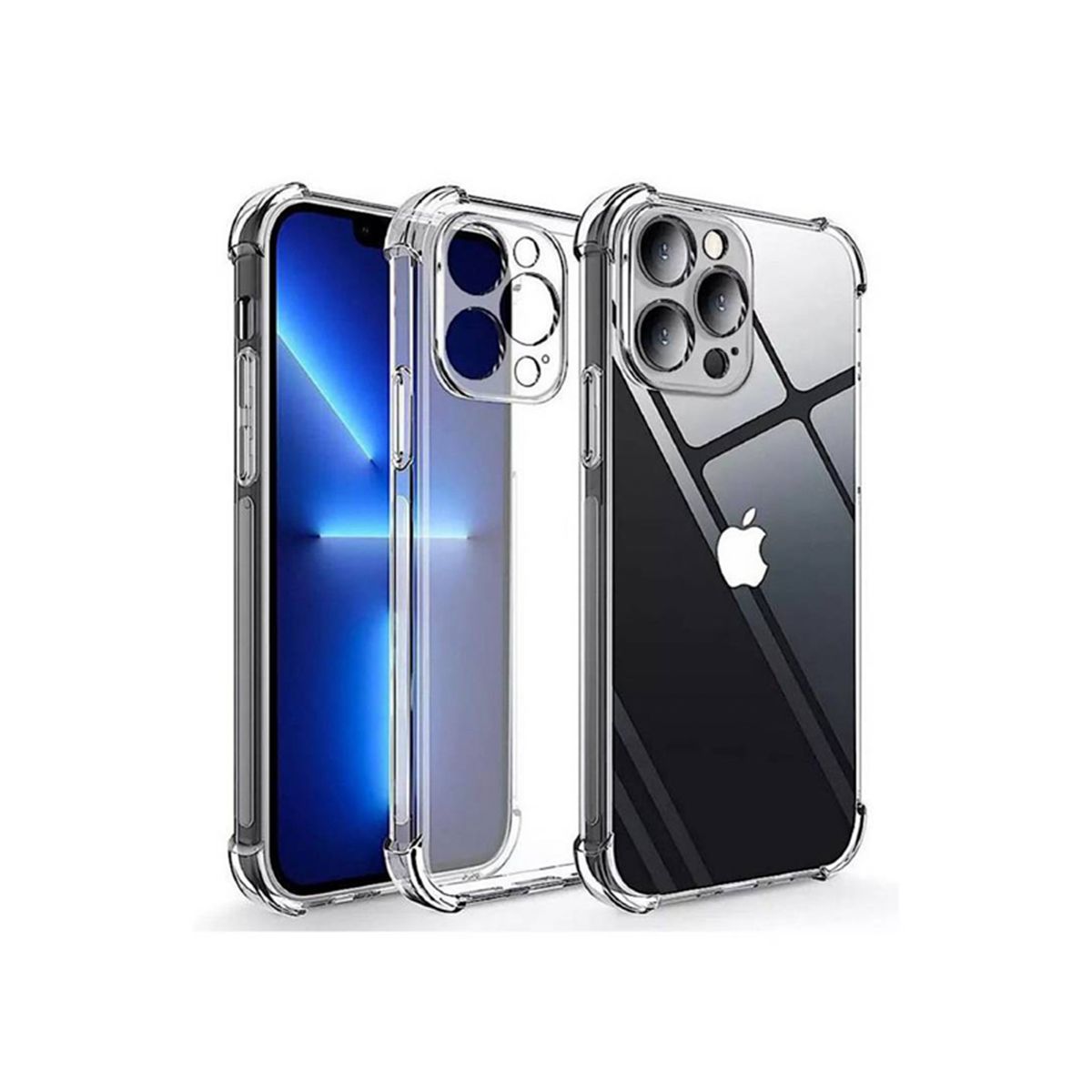 JOIGO - Carcasa Trasparente Para iPhone 14 Pro + Lamina Vidrio