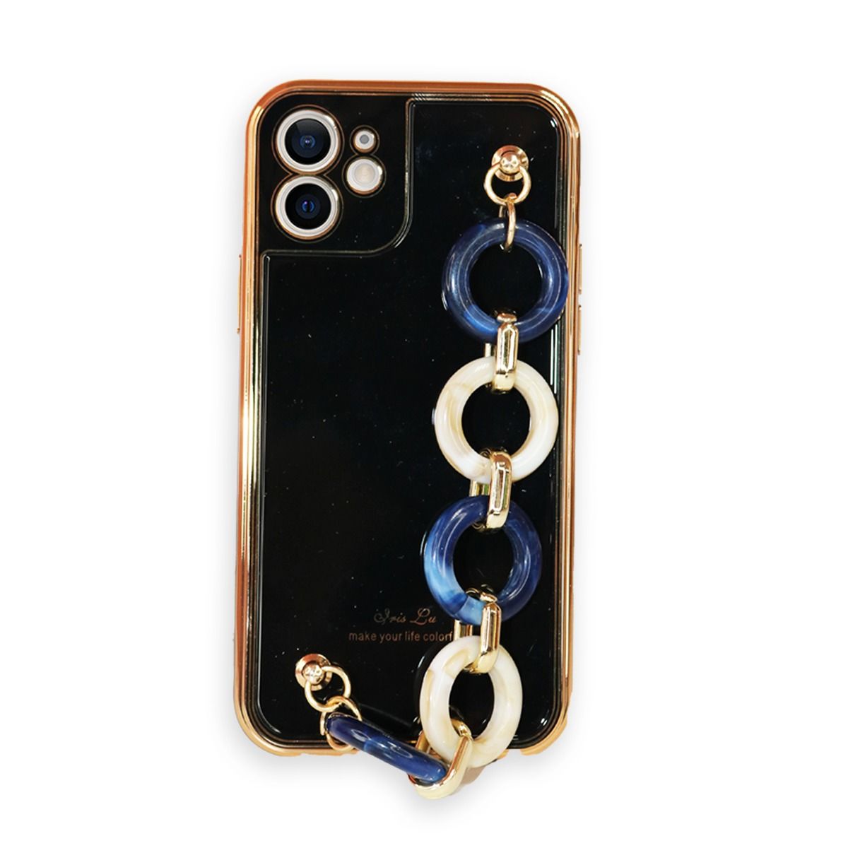 JOIGO - Carcasa iPhone 12 Pro Metalizada + Lamina Negro.