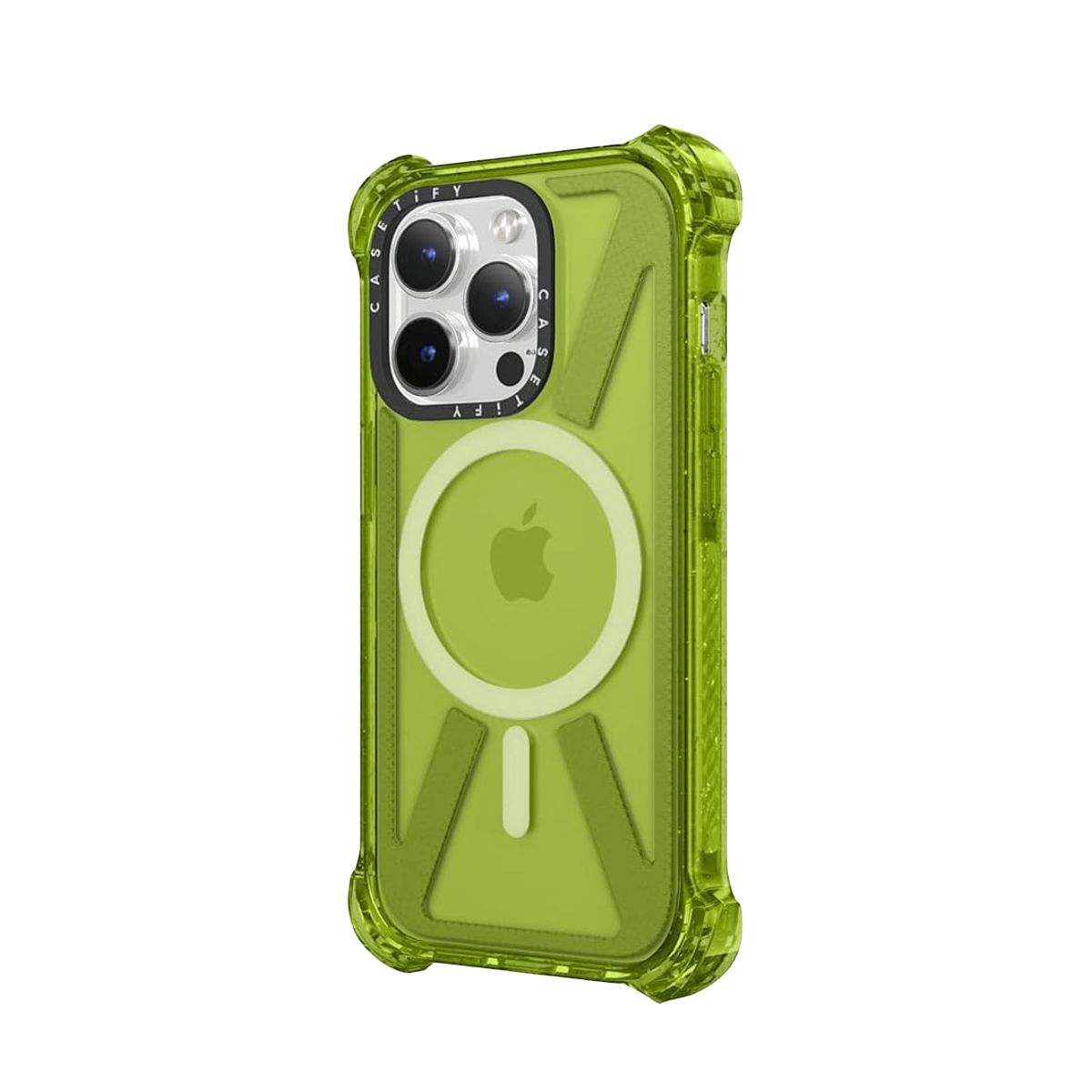 JOIGO - Carcasa Anti Golpes Para iPhone 14 15 Fluor Verde Case