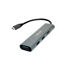 ULINK - Adaptador multipuerto USB C 5 en 1 USB 3.0x3 + SD + MicroSD