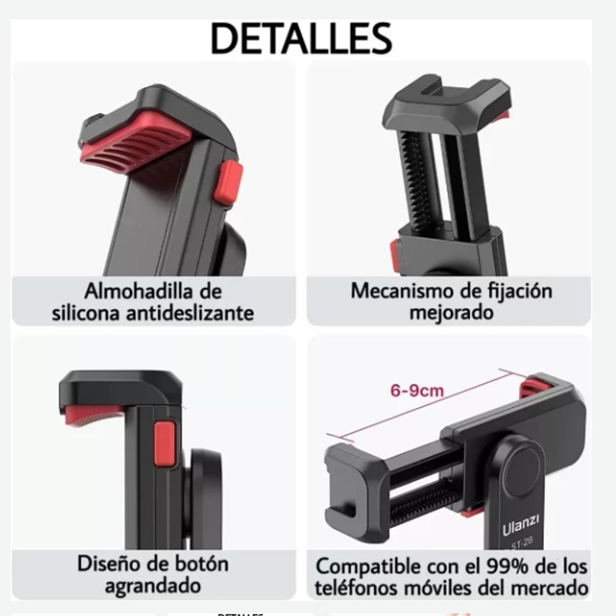 ULANZI - ADAPTADOR TRÍPODE PARA CELULAR ULANZI ST-06S