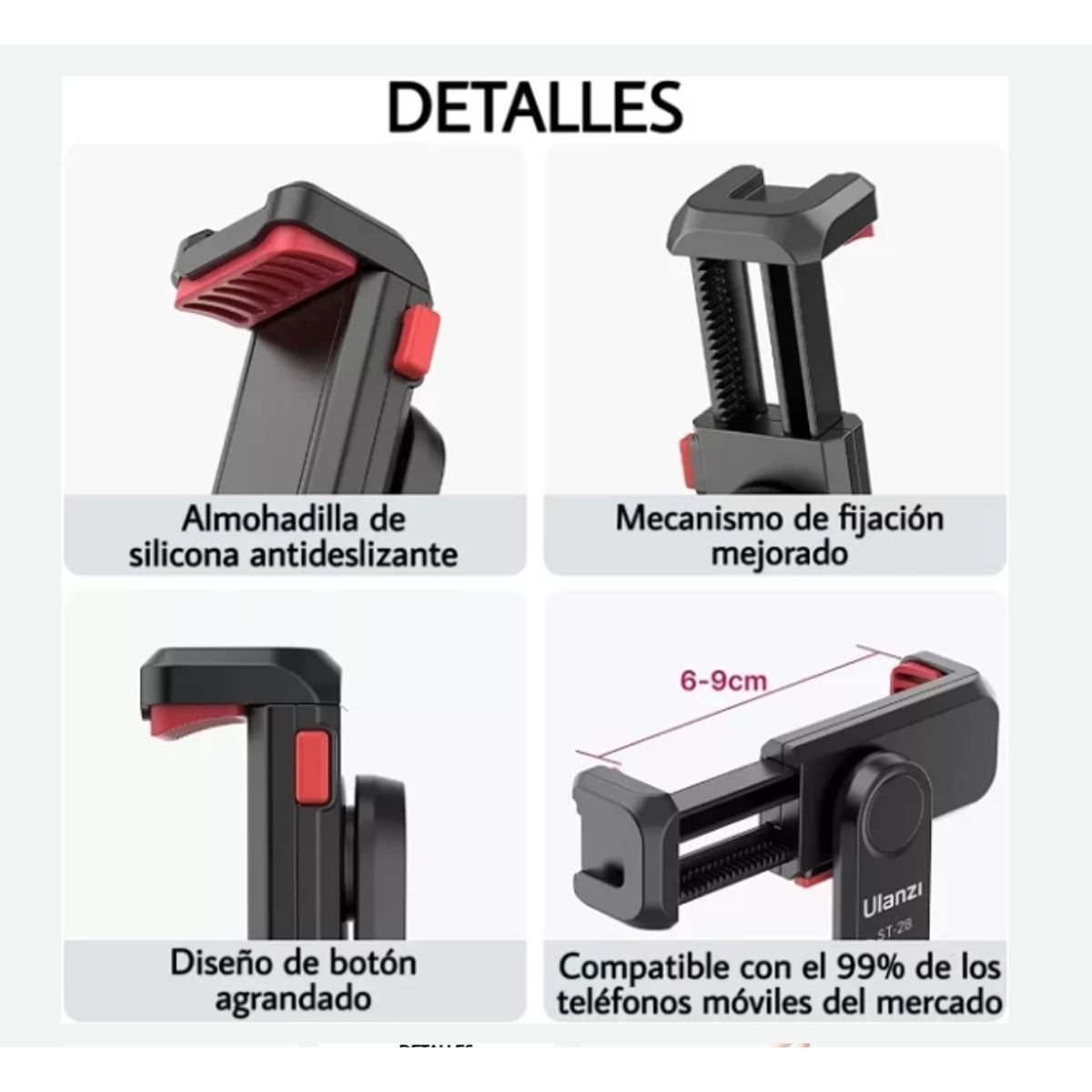 ULANZI - ADAPTADOR TRÍPODE PARA CELULAR ULANZI ST-06S