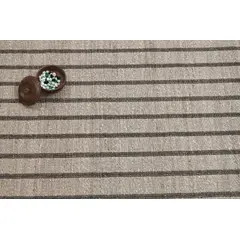 GENERICO - Alfombra Yute Seagrass Rayas Mediana 150x210 cm