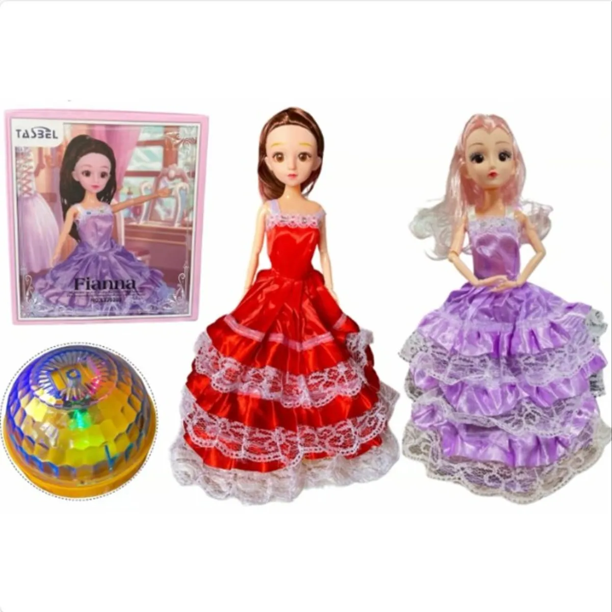 GENERICO - Muñeca Musical Giratoria Color Rojo