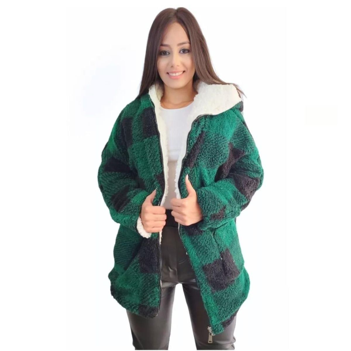 LIKE SHOP - Chaqueta Leñadora Unisex Reversible Invierno. Calidad Premium 050