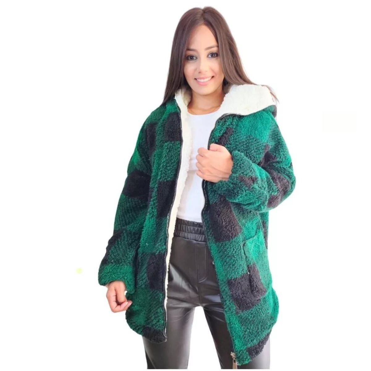 LIKE SHOP - Chaqueta Leñadora Unisex Reversible Invierno. Calidad Premium 050