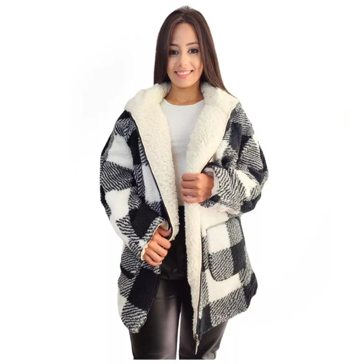 LIKE SHOP - Chaqueta Leñadora Unisex Reversible Invierno. Calidad Premium 050