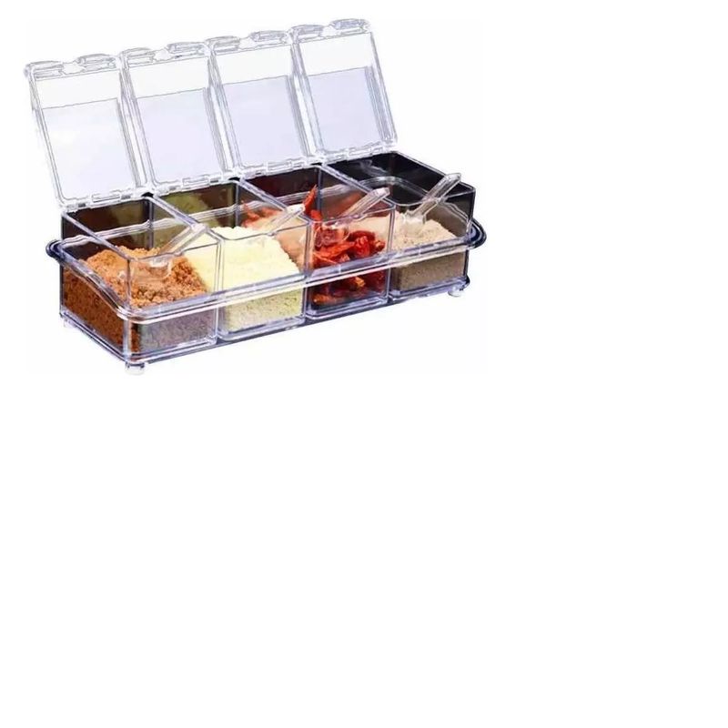GENERICO - Especieros Frascos Condimentos Cocina Organizador