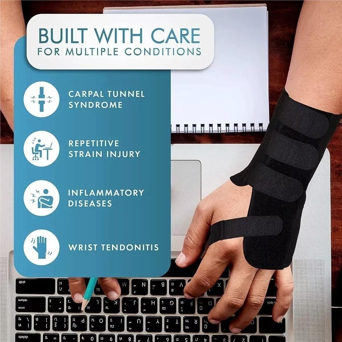 LIKE SHOP - Muñequera Con Férula Soporte Inmovilizador Lesiones Mano Izquierda