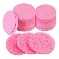 ATURE - 50u Esponjas De Limpieza Faciales Comprimidas De Celulosa