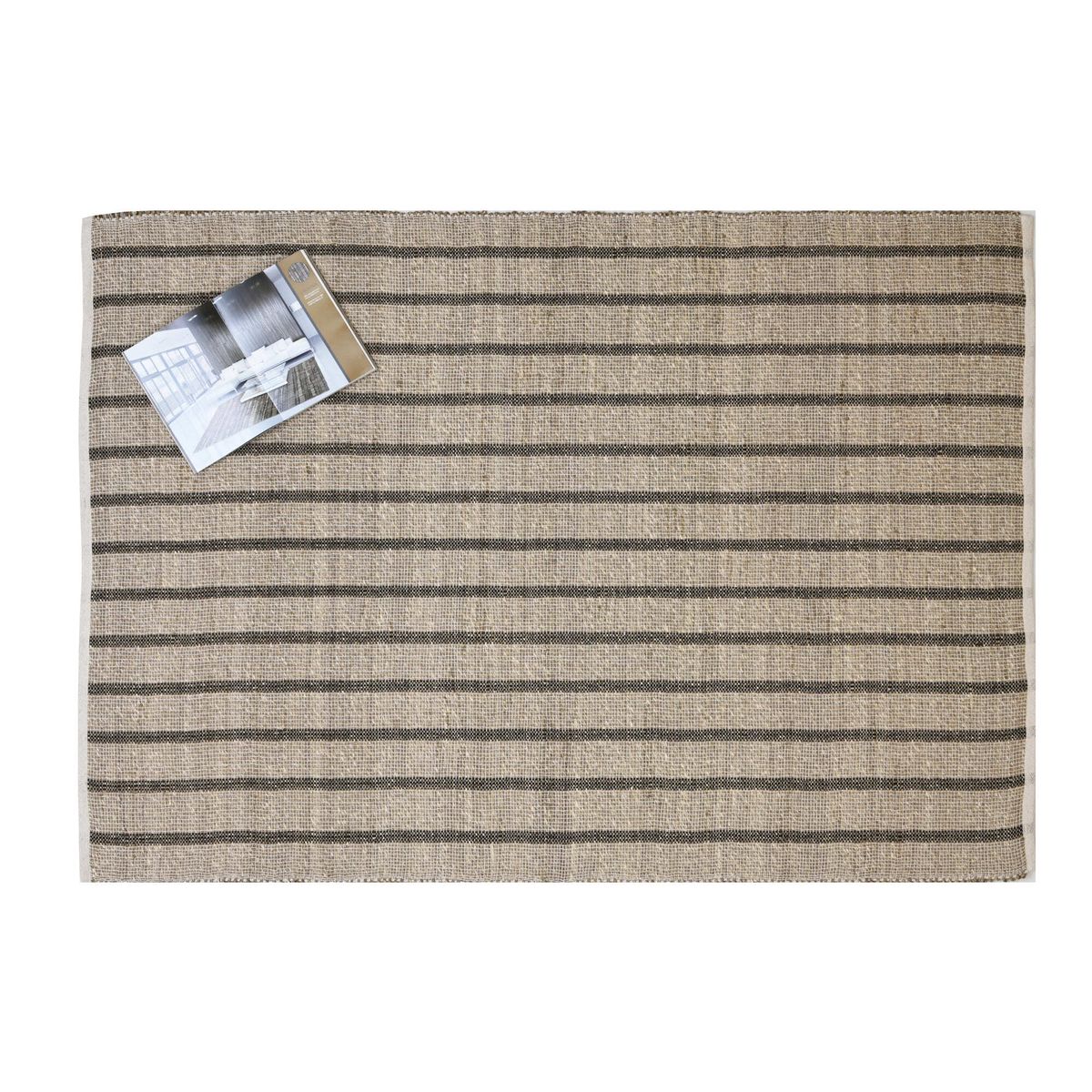 DECOGHAR - Alfombra Yute Seagrass Rayas 180x280 cm