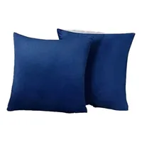 Funda Velvet De Cojín Terciopelo 45x45 Azul 1 Und